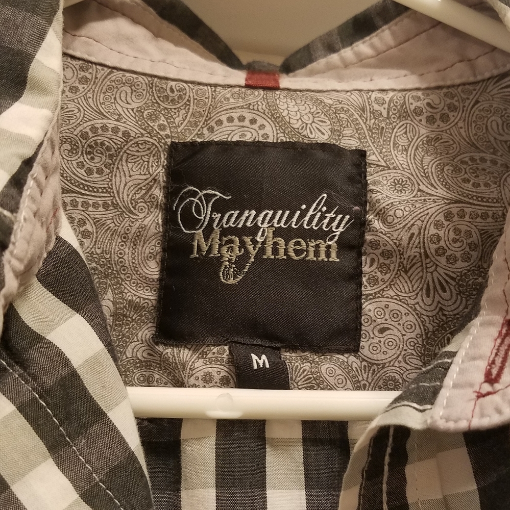 Plaid Button Down NEW - Picture 2 of 6